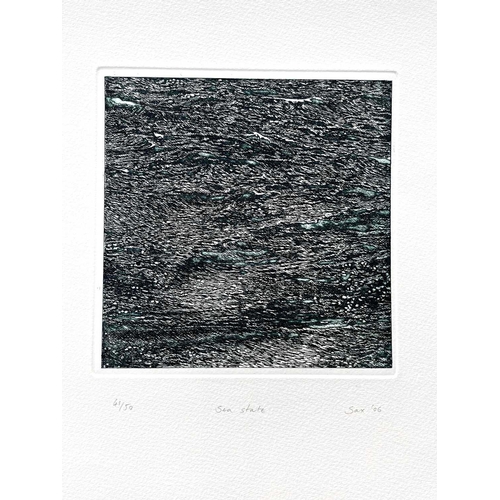 121 - Sax IMPEY (1969) Sea State Etching, edition 41/50, signed, numbered, titled and dated '06. It was on... 