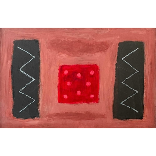 123 - Breon O'CASEY (1928-2011) Pink Dots (2010) Oil on board, signed, inscribed and dated 2010 to verso, ... 