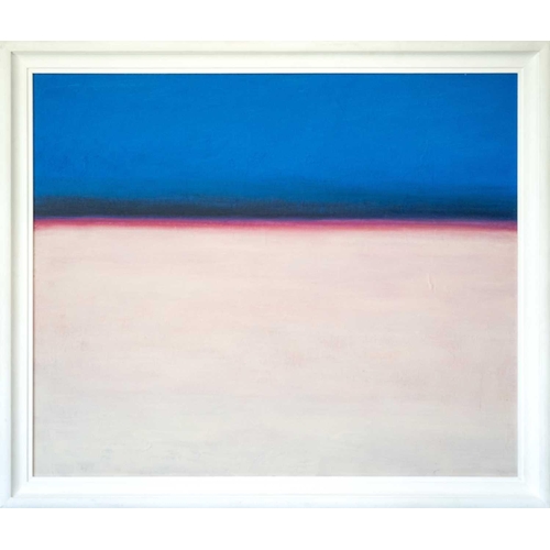 124 - John MILLER (1931-2002) Horizon (1990) Oil on canvas, signed and inscribed to verso, 75 x 91cm, 87 x... 