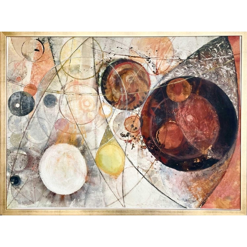 145 - John TUNNARD (1900-1971) Circle of Time Mixed media on canvas, signed and inscribed to verso, 74 x 1... 