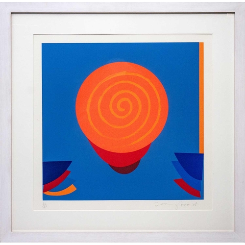 27 - Terry FROST (1915-2003) Orange and Blue Space (1998) Screenprint, signed and numbered 61/150, image ... 