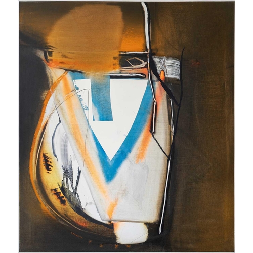 47 - Arthur LANYON (1985) Dormir Mixed media on board, signed, titled and dated 2013 to verso, 72cm x 62c... 