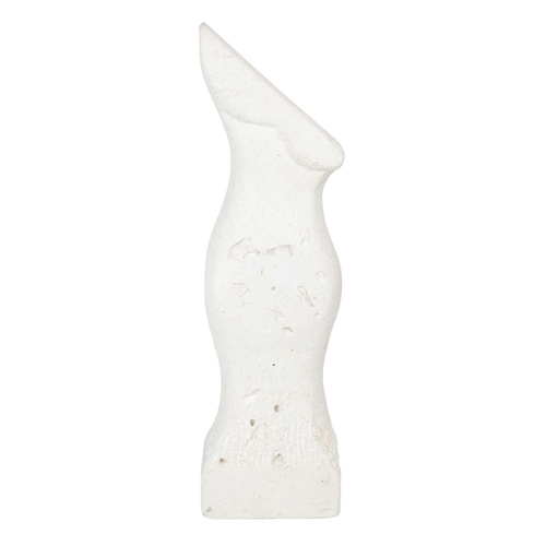 66 - Paul BENYOVITS (1964) Torso French limestone sculpture, signed to base, height 56cm.