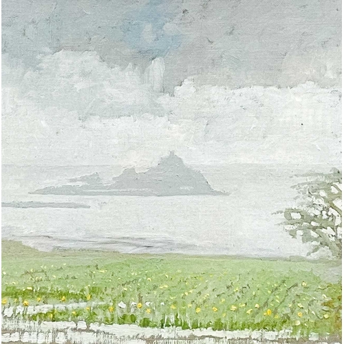 67 - Nick WILKINSON (XX-XXI) The Mount from Badgers Cross Oil on linen, signed, inscribed and dated 2023 ... 