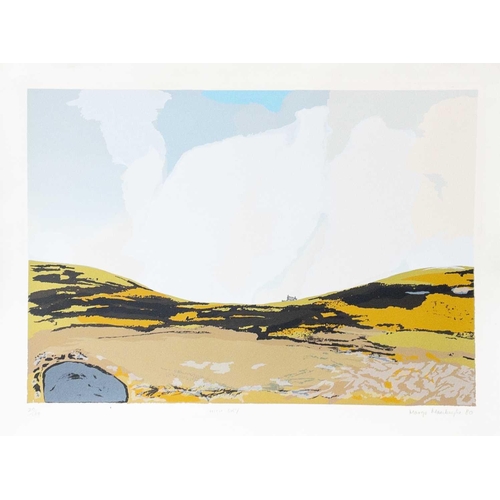 73 - Margo MAECKELBERGHE (1932-2014) High Sky (1980) Silkscreen, signed # 20/100, 41 x 55 cm