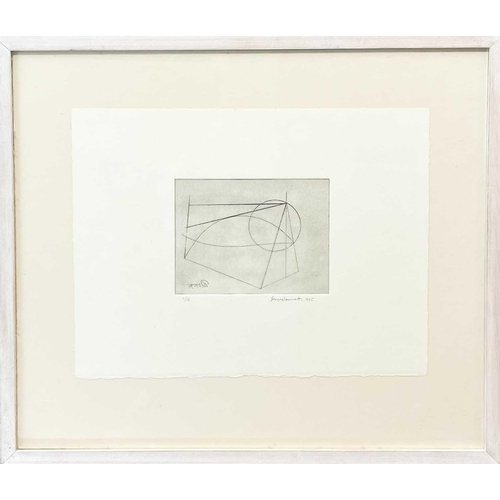 90 - George DANNATT (1915-2009) Untitled Signed, dated 1995 and numbered 1 of 16 Plate size 12.3cm x 16.5... 