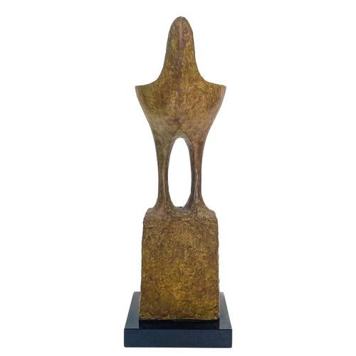 97 - Breon O'CASEY (1928-2011) Bird on a Tall Stand, 2007 Bronze, initialled and numbered 3/5, height inc... 