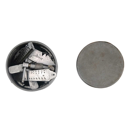 261 - A selection of miscellaneous watchmaker's tools. To include calipers, dividers, gauges etc.