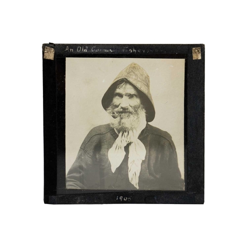 113 - A large collection of magic lantern slides, including some Gibson and other local interest. The Scil... 