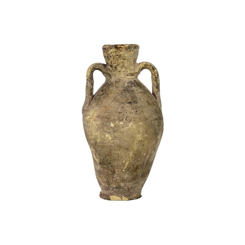 150 - A terracotta amphora. Height 22cm. Maurice Jenkins (1933-2022). North Cornwall collector. Maurice wa... 