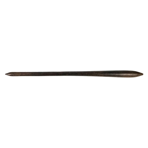 187 - An Aboriginal. throwing stick. With carved decoration length 68.5cm. Maurice Jenkins (1933-2022). No... 