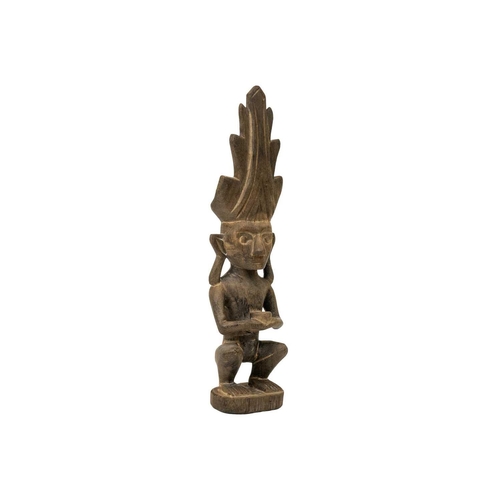 192 - A wood carved ancestor figure Adu Zatua. Possibly from the Nias Islands, height 29cm. Maurice Jenkin... 