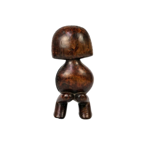 238 - An African wood carved figure. Possibly Fang, height 31cm.