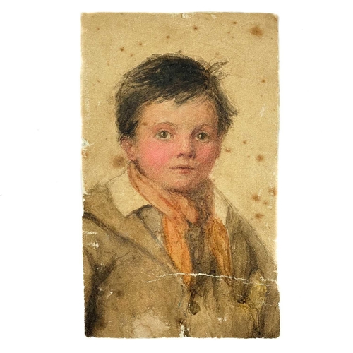 276 - A group of four miniatures. A portrait of a young girl painted by Gertrude Newton, 6.5X5.2cm, framed... 