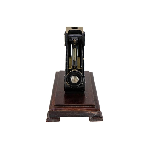 294 - A WWII Admiralty pattern Inspectors clinometer. Brass and black lacquered, No 220, by P.T.I. Co Ltd ... 