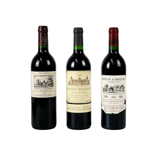 327 - A bottle of Chateau Beaumont Haut Medoc 1995 Together with a Chateau Cantemerle 1999 and Chateau D'a... 