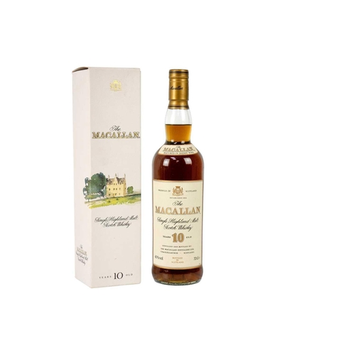 328 - Macallan Whisky 10 years old. Sherry oak casks from Jerez, 70cl with box.