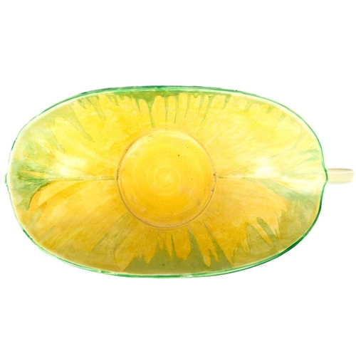 418 - A Clarice Cliff Viscaria pattern 450 shape daffodil bowl. Bizarre Wilkinson Ltd marks, height 12cm. ... 