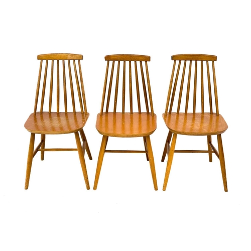 457 - A set of six Habitat chairs and a Habitat table. Dimensions of table height 75cm width 183cm depth 9... 