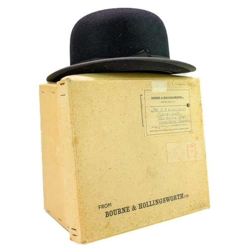 507 - A bowler Hat. Labelled 'The Roseberry', size 7 1/8.