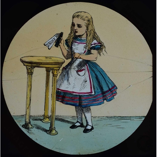 6 - Magic lantern slides, Alice in Wonderland A complete set of 42 illustrations by Tenniel, of Lewis Ca... 