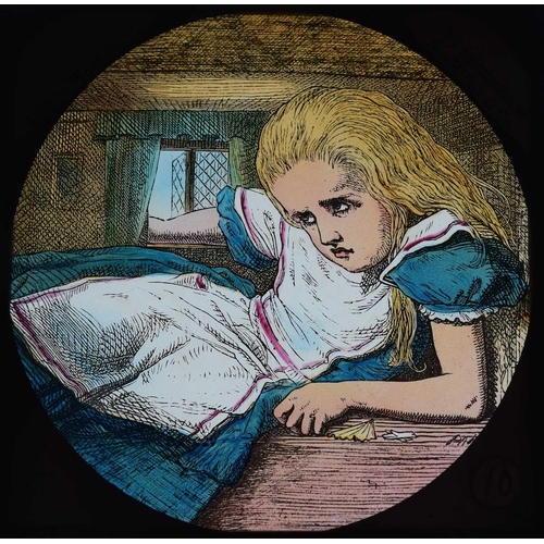 6 - Magic lantern slides, Alice in Wonderland A complete set of 42 illustrations by Tenniel, of Lewis Ca... 