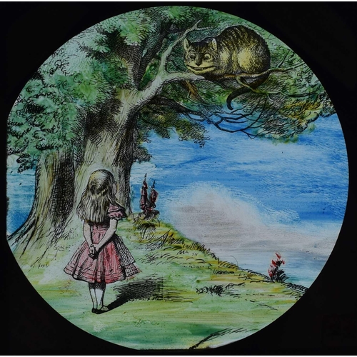 6 - Magic lantern slides, Alice in Wonderland A complete set of 42 illustrations by Tenniel, of Lewis Ca... 