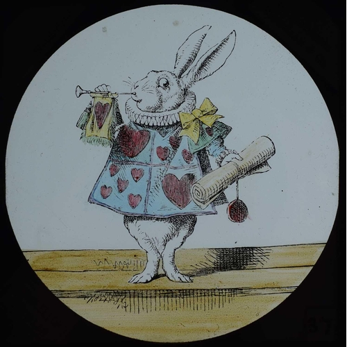 6 - Magic lantern slides, Alice in Wonderland A complete set of 42 illustrations by Tenniel, of Lewis Ca... 