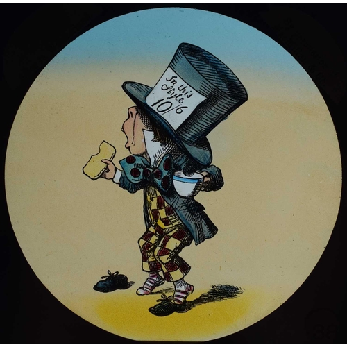 6 - Magic lantern slides, Alice in Wonderland A complete set of 42 illustrations by Tenniel, of Lewis Ca... 