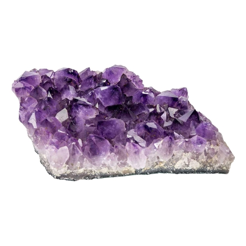 72 - An amethyst geode cluster of large proportions. Deep, vibrant purple in colour, with impressive well... 