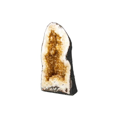 84 - A stunning citrine quartz 'cathedral' geode of large proportions. A free standing 'cathedral' citrin... 