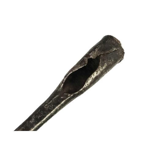 85 - An iron harpoon fitting. 19th century, length 41cm.