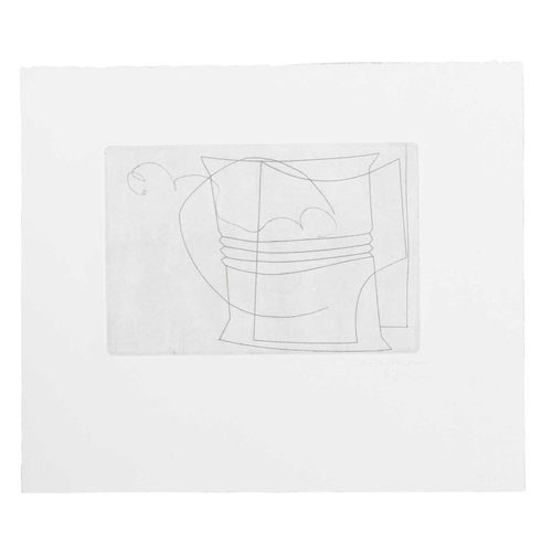 133 - Ben NICHOLSON (1894-1982) 'Greek and Turkish Forms' suite of 10 prints, 19678 Etching on wove paper... 