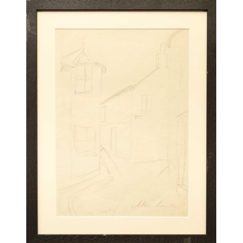 173 - Alan LOWNDES (1921-1978) Norway Pencil on paper, signed and inscribed, 35 x 24.5cm, 45 x 36cm framed... 