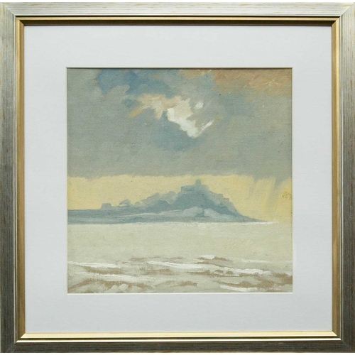 247 - Nick WILKINSON (1966) St. Michaels Mount Oil on linen, signed, inscribed and dated 2023 to verso, 28... 