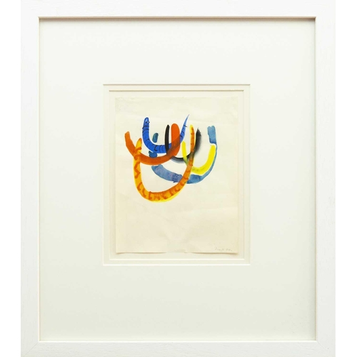 272 - Sir Terry FROST (1915-2003) Study for Soft Sculpture, 1970 Gouache, signed and dated, 22.8 x 17.7cm,... 