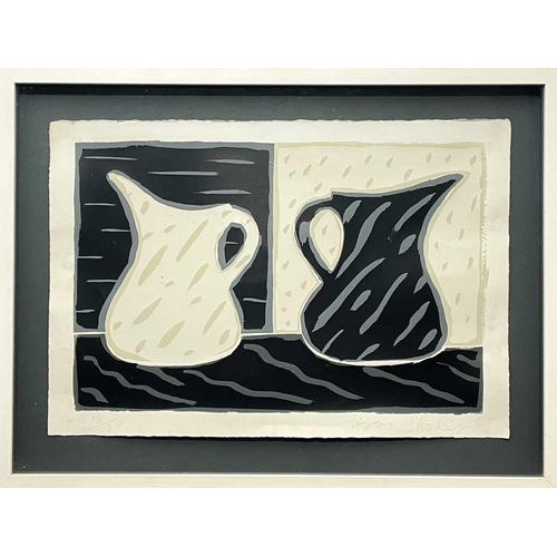 29 - Bryan ILLSLEY (1937-2024) Two Jugs Lithograph, signed and numbered 18/50, 39 x 56cm, 52 x 68.5cm fra... 