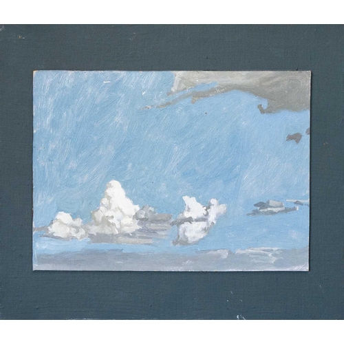 30 - Francis HEWLETT (1930-2012) Clouds (1973) Oil on board, signed, inscribed and dated to verso, 22 x 3... 