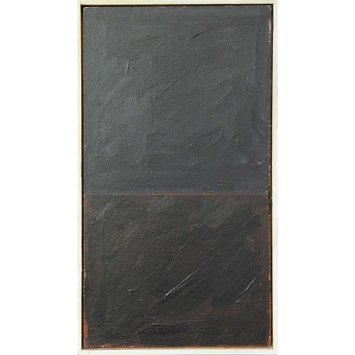 351 - Michael FINN (1921-2002) Untitled, 1999 Oil on board, signed and dated to verso, 55 x 30 cm, framed ... 