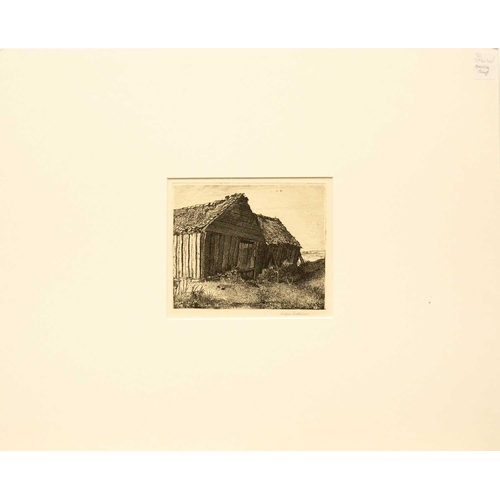 430 - Graham Vivian SUTHERLAND (1903-1980) Warning Camp, 1924 Etching, signed, titled and annotated, plate... 