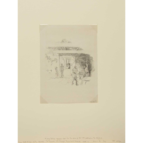 433 - James Abbot McNeill WHISTLER (1834-1903) The Tyresmith, 1890 Lithograph, sheet 27 x 20cm, mounted (W... 