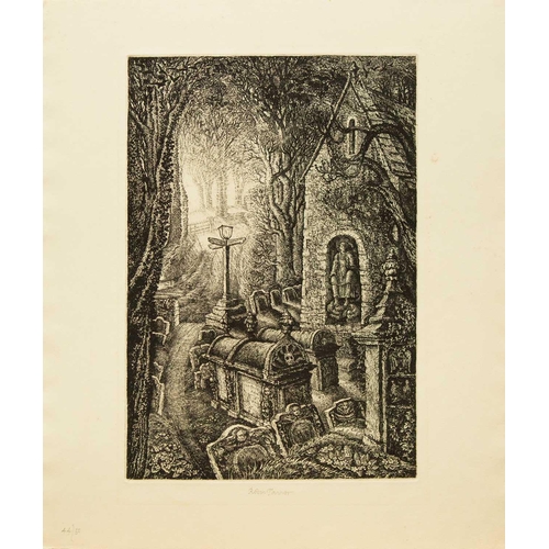 452 - Robin TANNER (1904-1988) Easter, 1970 Etching, signed and numbered 44/50, plate 39 x 26.5cm, sheet 5... 