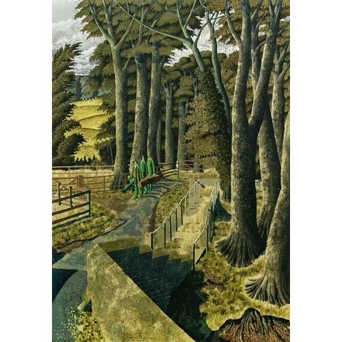 482 - Simon PALMER (1956) The Trout Trio Watercolour and gouache, signed and titled, image size 59cm x 39c... 