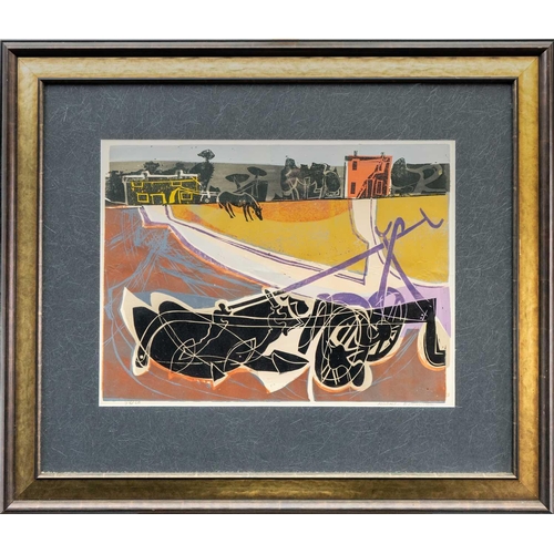 495 - Michael ROTHENSTEIN (1908-1993) Black Pony, 1955 Linocut, signed and numbered 23/50, image 41.5 x 56... 