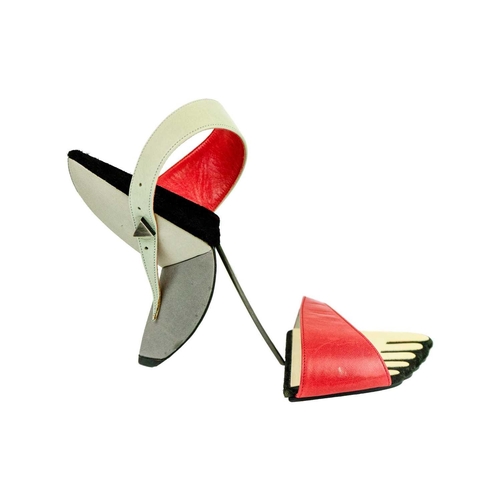 548 - An André Perugia for the Musée Charles Jourdan limited-edition replica of the 1953 'Picasso' sandal,... 