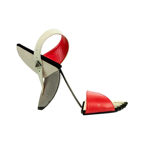 548 - An André Perugia for the Musée Charles Jourdan limited-edition replica of the 1953 'Picasso' sandal,... 