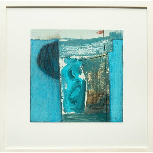 56 - Peter JOYCE (1964) Sennen's Surf, 2002 Mixed media on board, initialled and dated '02, signed and ti... 