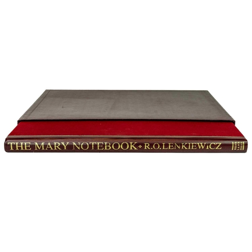 588 - The Mary Notebook Robert Oscar Lenkiewicz Published 1998 by White Lane Press.