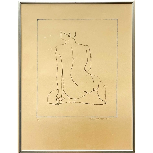 89 - John EMANUEL (1930) Nude (1985) Monoprint, signed and dated '85, numbered 7/10, 59 x 45cm, 62 x 48cm... 