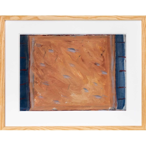 94 - Michael FINN (1921-2002) Untitled abstract Oil on paper, 29 x 41cm, 45 x 57cm framed. Purchased from... 